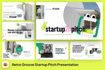 Retro-Groove PowerPoint Template
